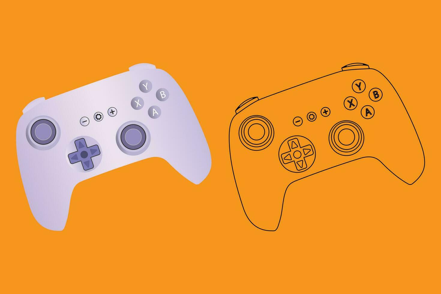 Game controller Vector illustration.