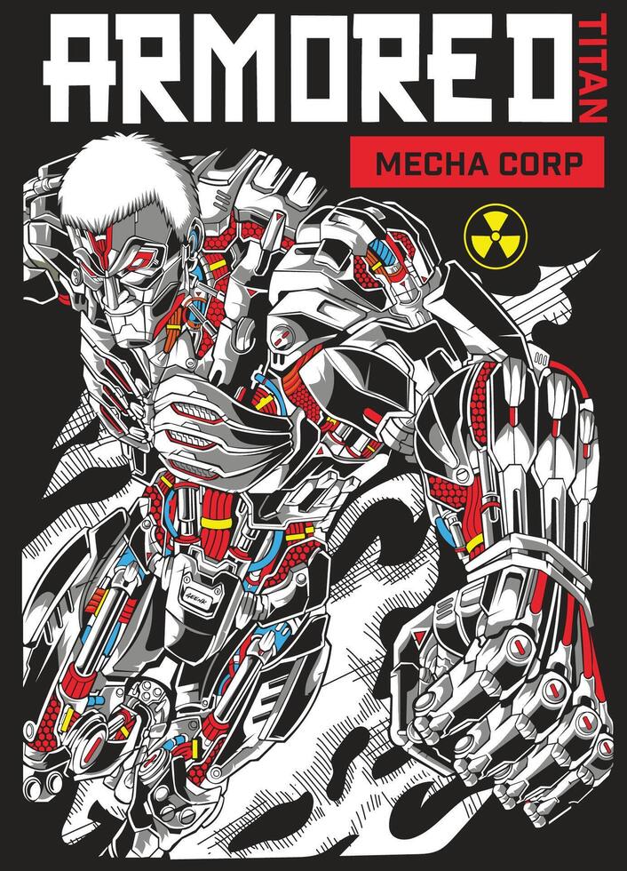 Print attack of titan 35561826 vector art at vecteezy