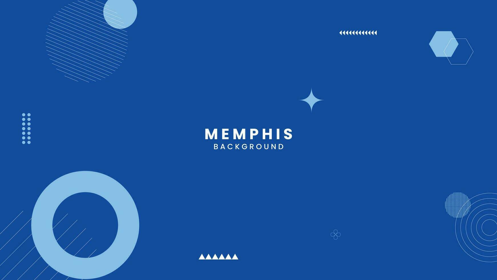 vector abstract geometric background with memphis elements retro style