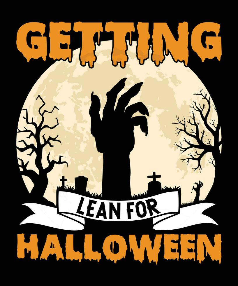 Halloween T Shirt Design vector