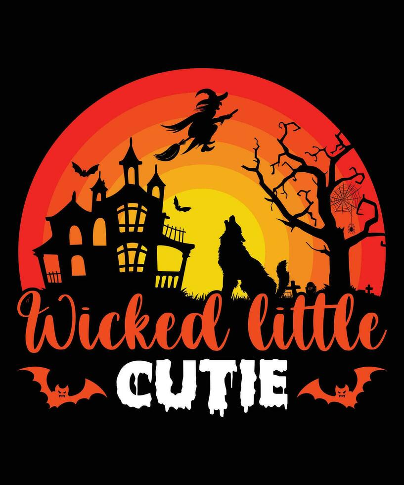 Halloween T Shirt Design vector