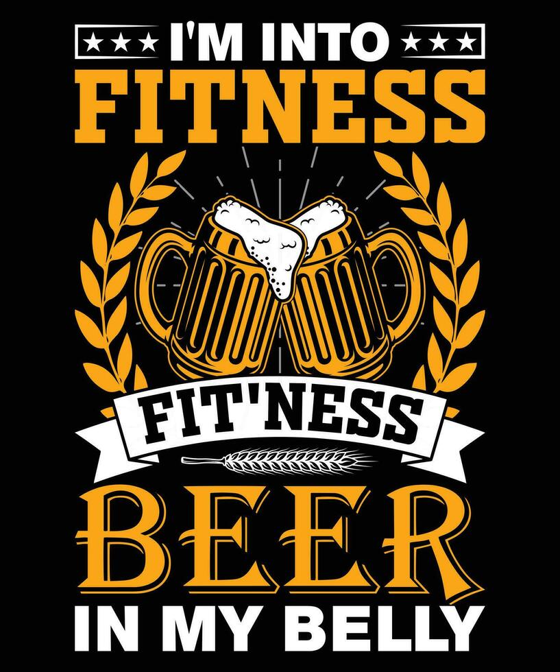 Craft Beer T Shirt Design vector