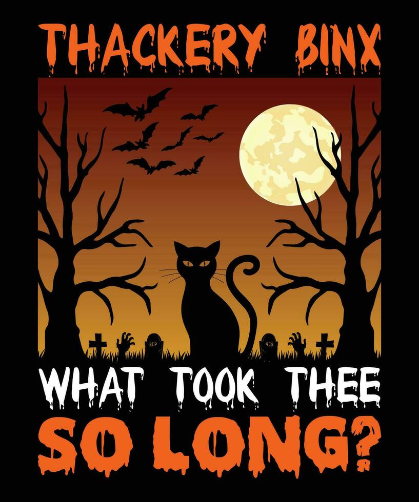 Halloween T Shirt Design vector