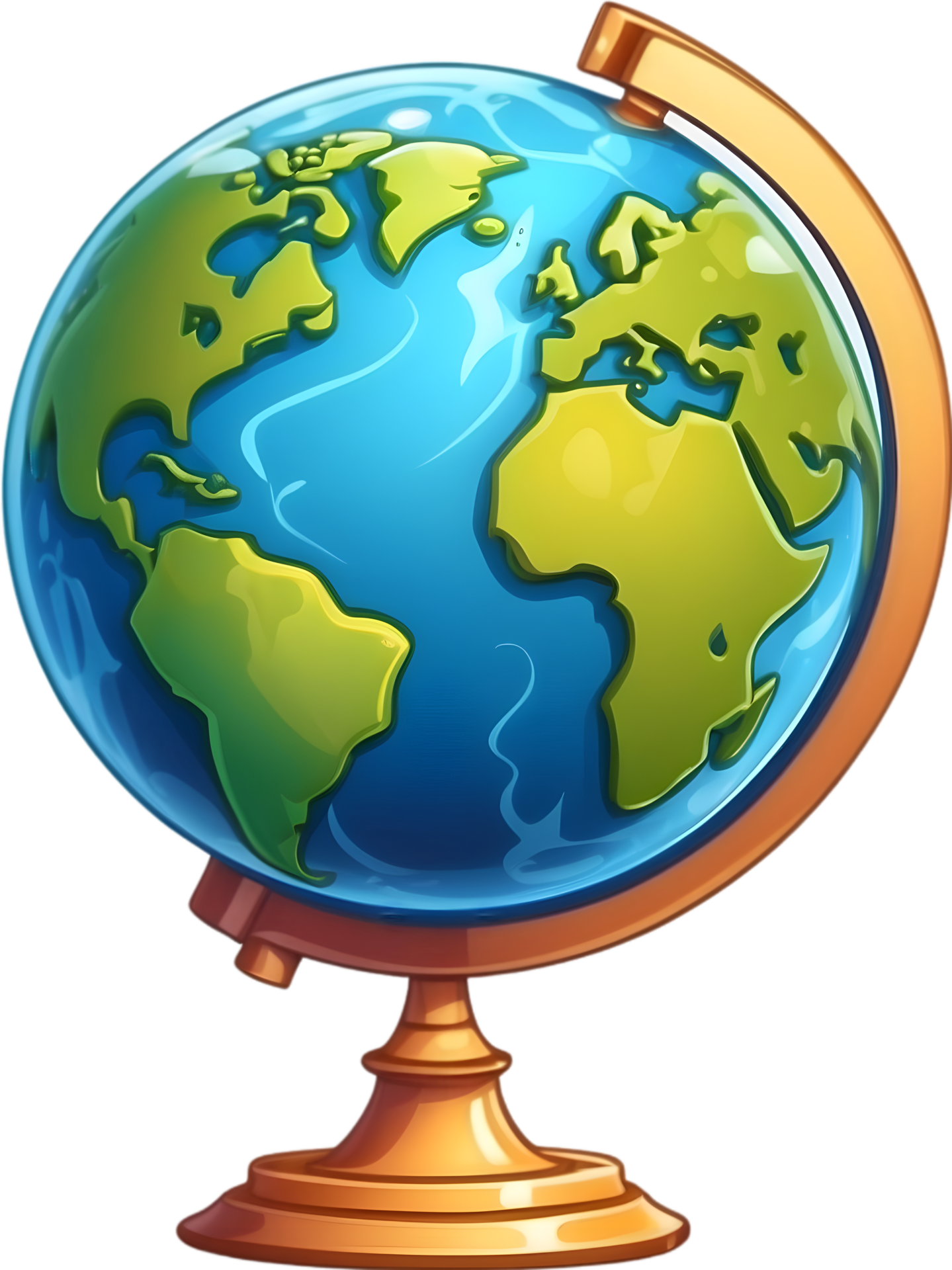 Ai Generated Cartoon Earth Globe With Ai Generative 35563348 Png Ai Generated Cartoon Earth Globe With Ai Generative 35563348 Png