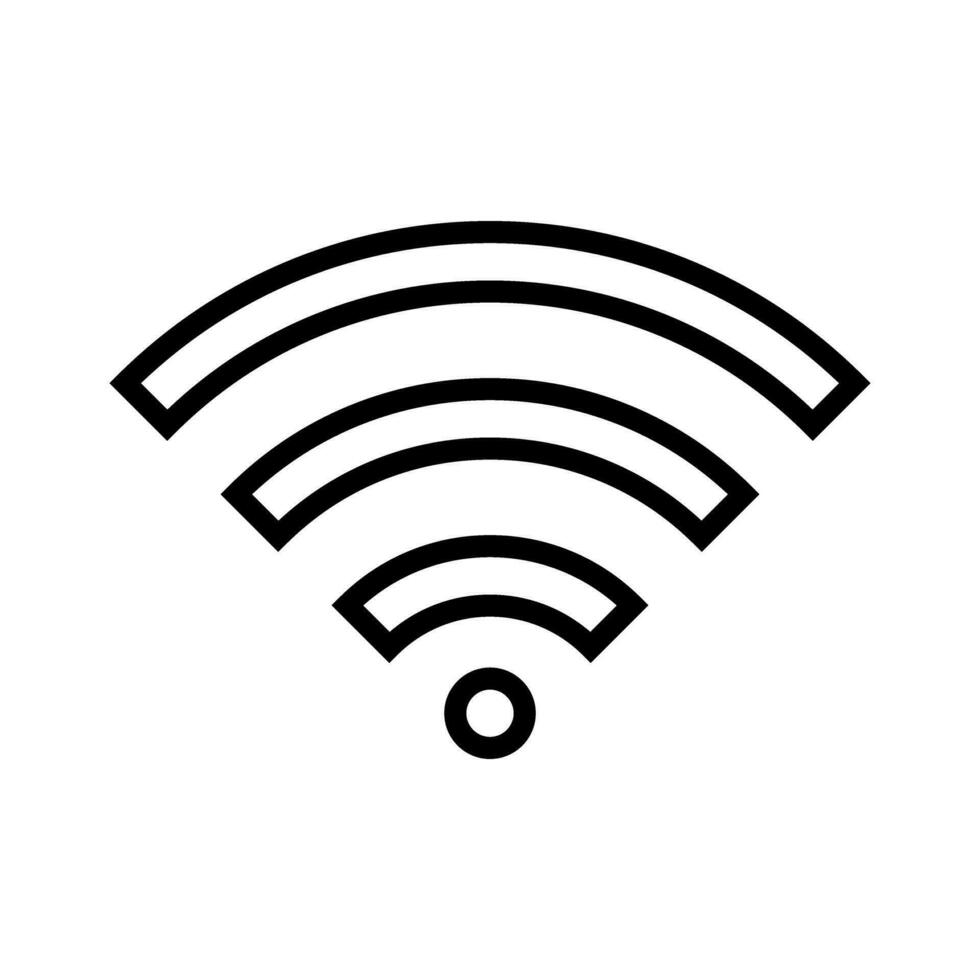 señal icono vector. Wifi ilustración signo. antena y satélite señal simbolos inalámbrico tecnologías vector