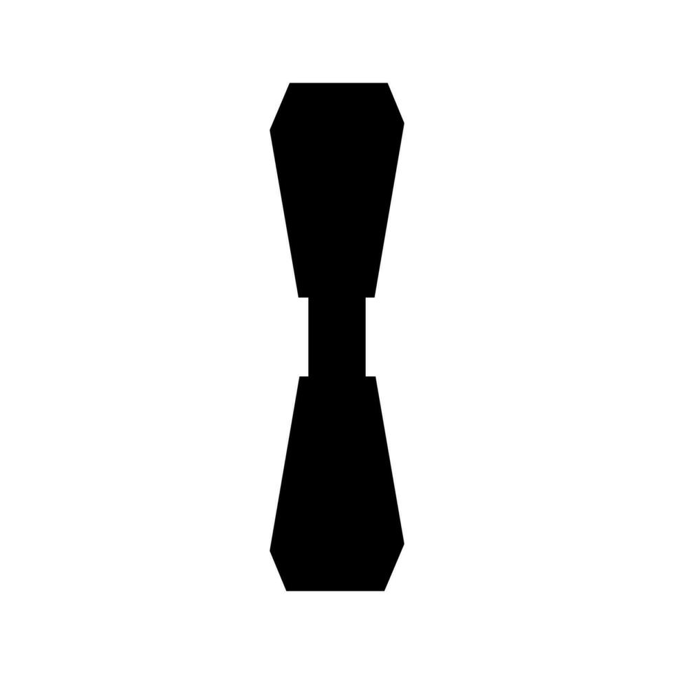 Strap connector tab icon vector. Bag strap anchors illustration sign