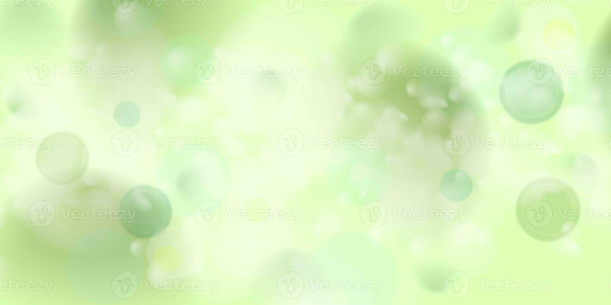 Light green abstract shiny bokeh background photo