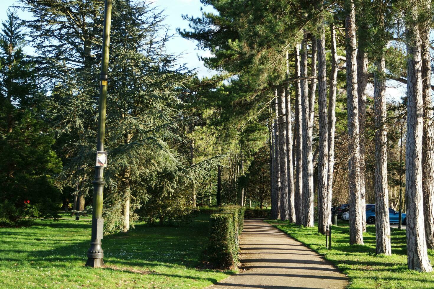 Wardown Public Park of Luton Town of England During Cold and sunny day of April 7th, 2023 photo
