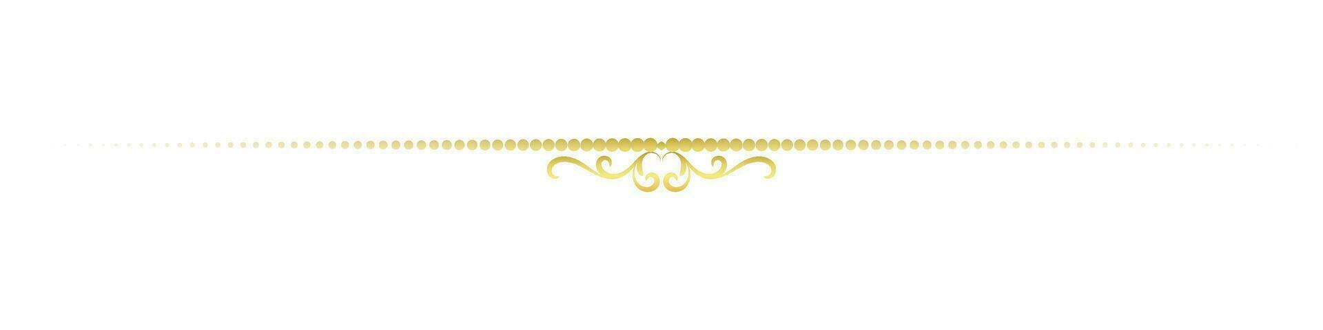 vintage lines decorative s Golden flower border collection vector