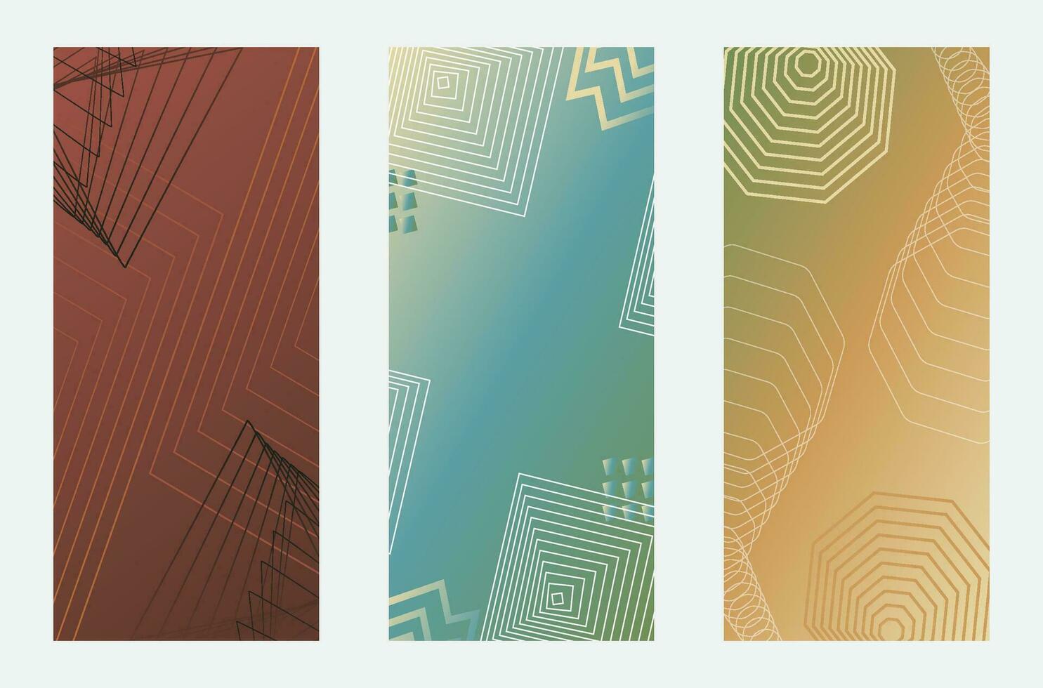 Abstract Elegant Warm Color Banner Background vector