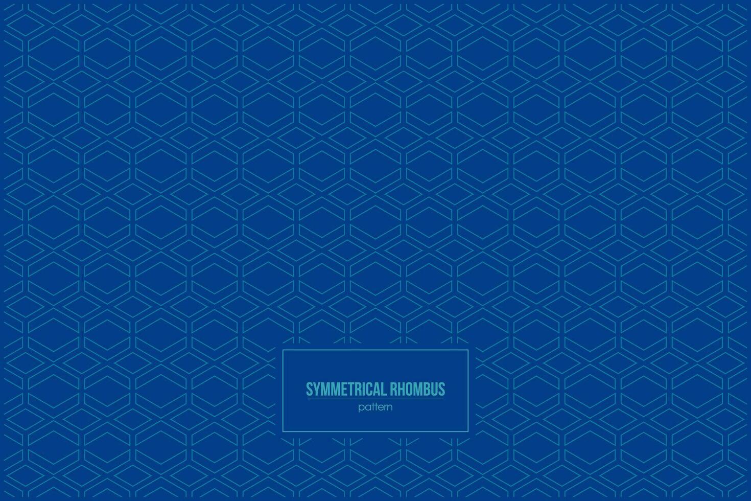 symmetrical rhombus with dark blue background with modern style vector