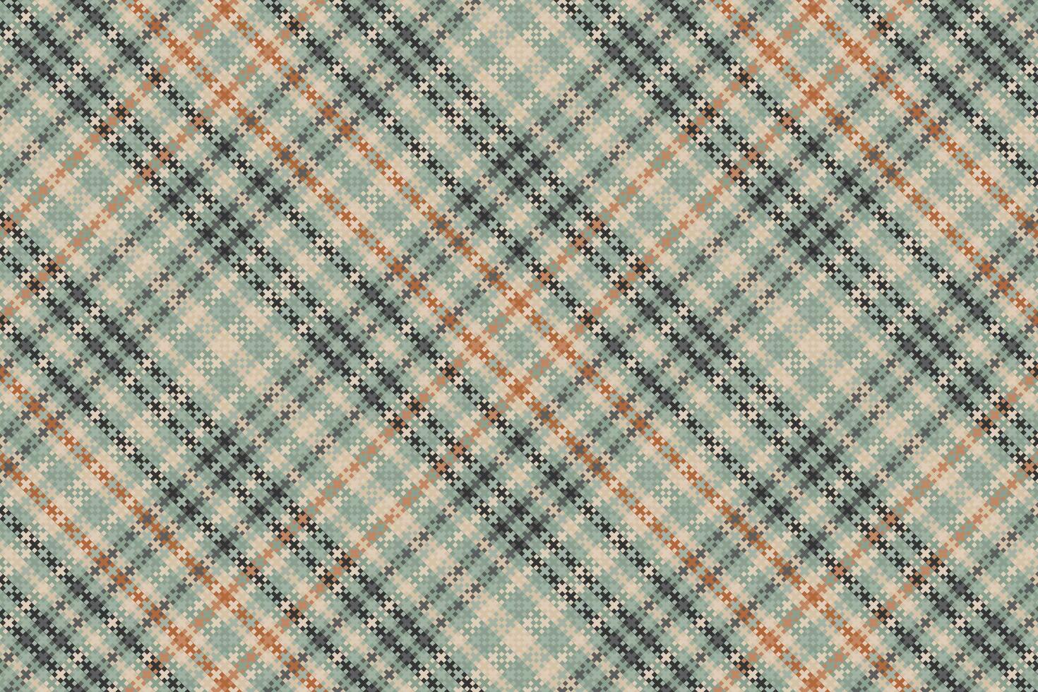 Tartan plaid pattern with texture and summer color. vector