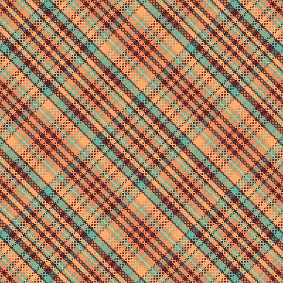 Tartan plaid pattern with texture and summer color. vector