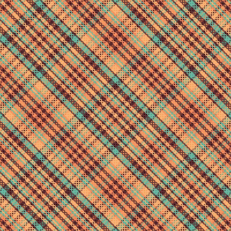 Tartan plaid pattern with texture and summer color. vector