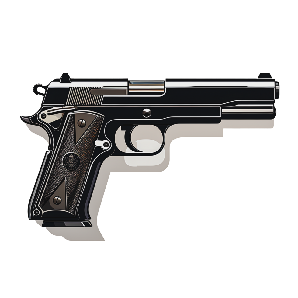 AI generated Empowering Safety and Responsibility Evocative Images of Guns and Defense, Generative Ai png