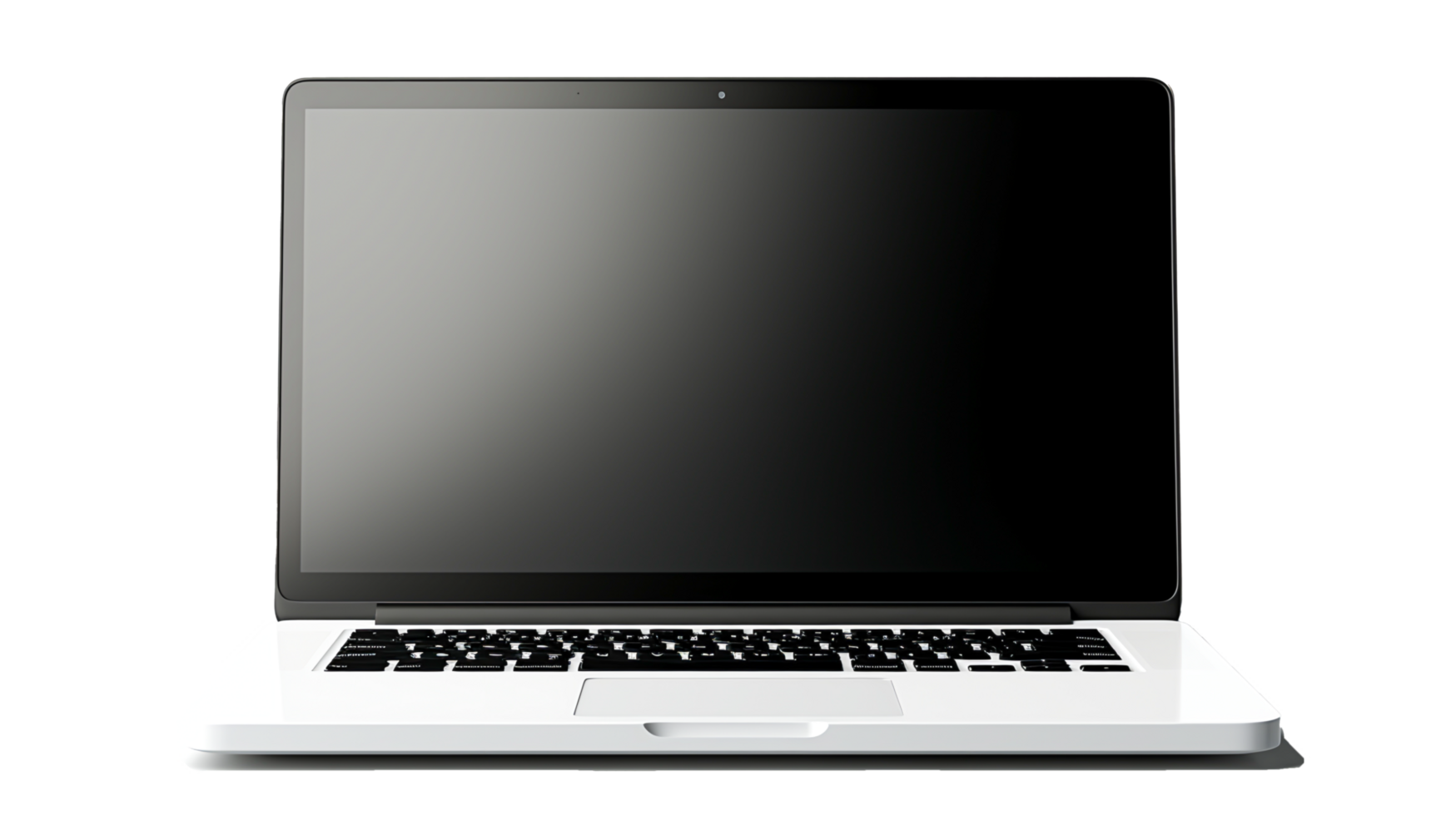 AI generated Modern Workspace Professional Using Laptop at Home Office Desk for Remote Work and Online Business, Generative Ai png