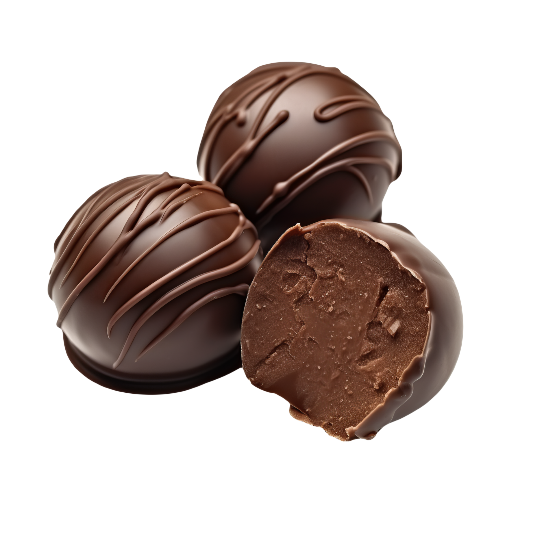 Chocolate balls isolated on transparent background 35565010 PNG