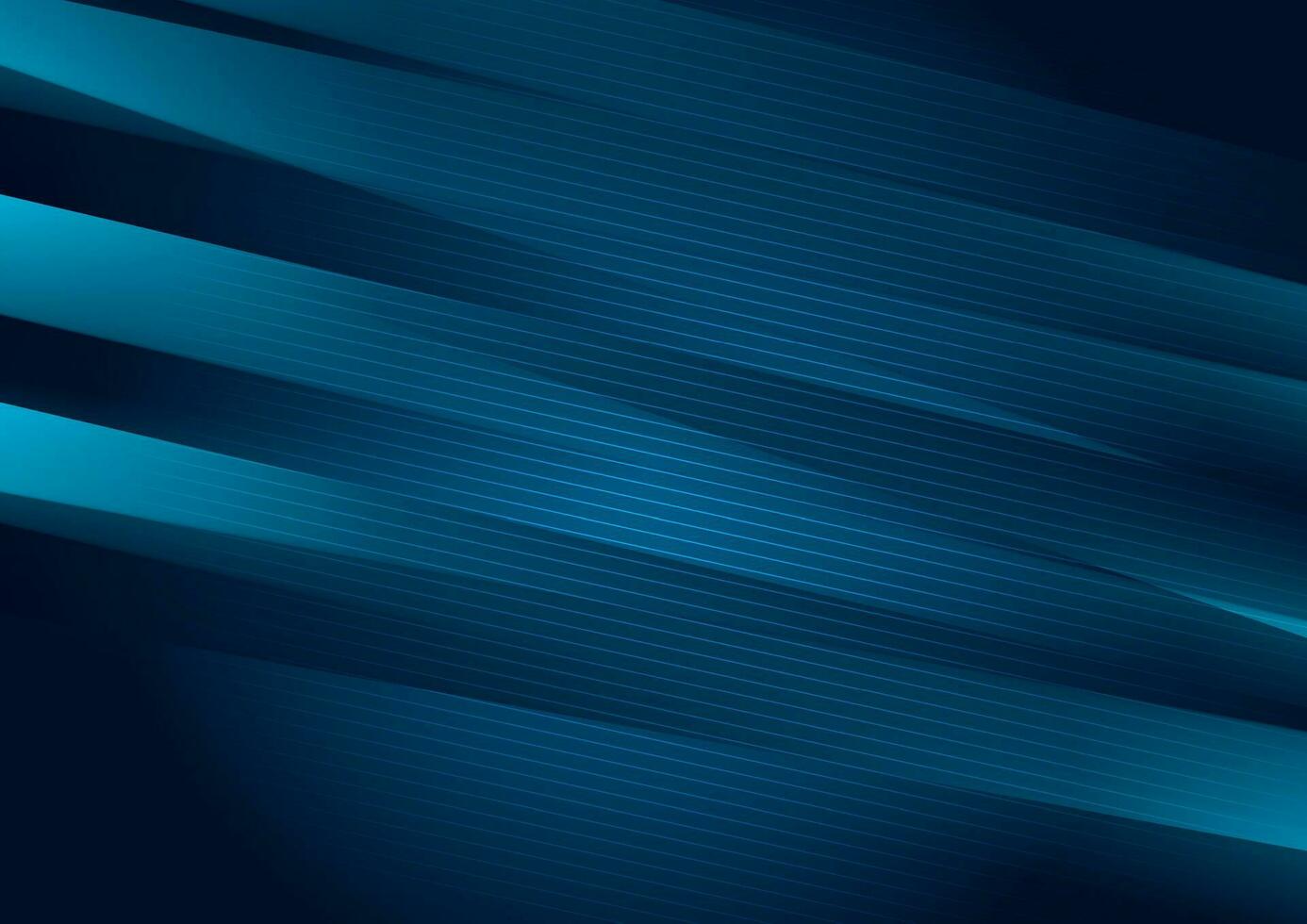 Dark blue glossy stripes abstract geometric corporate background vector