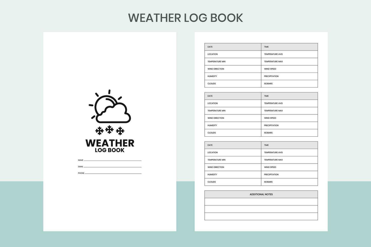 clima Iniciar sesión libro Pro modelo vector