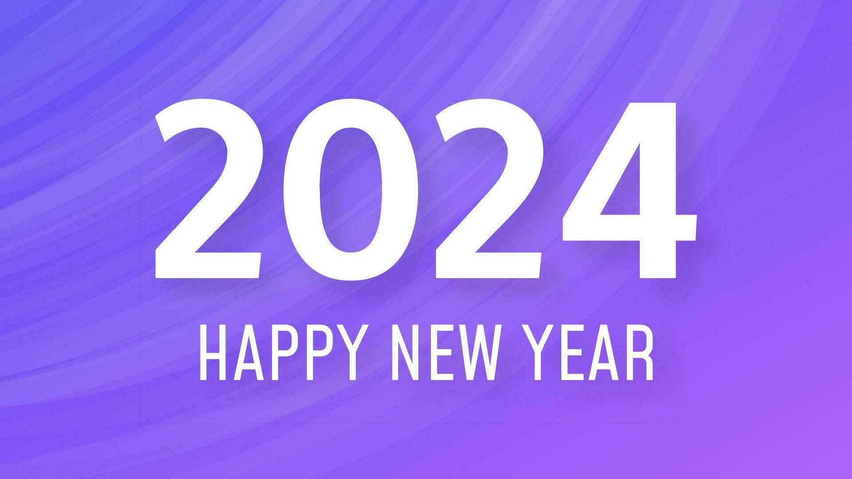 2024 contento nuevo año en vistoso antecedentes vector