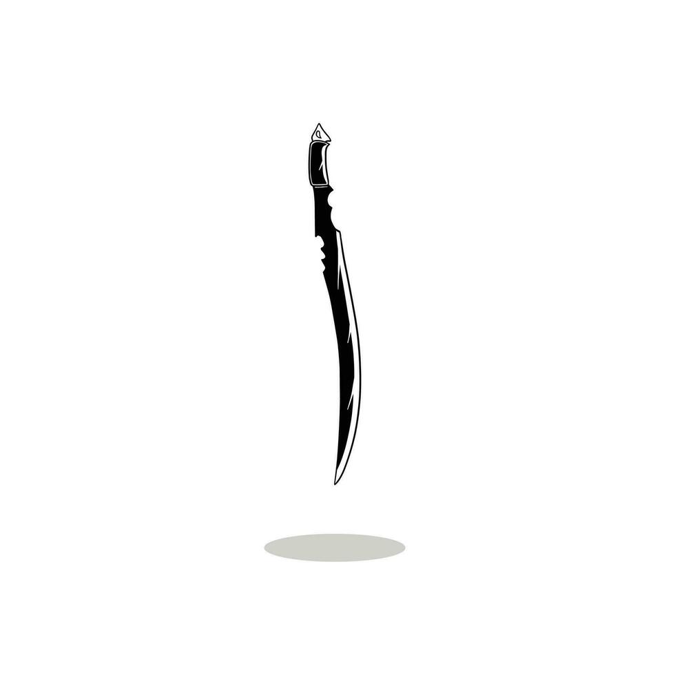 swords icon. Black silhouette. Front side view. Vector simple flat graphic illustration. Isolated object on a white background. Isolate