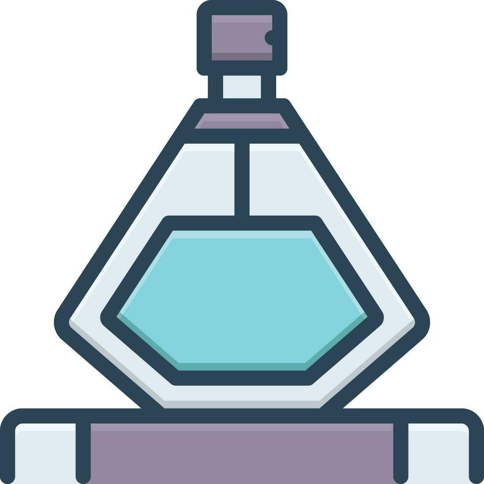 Color icon for perfume vector