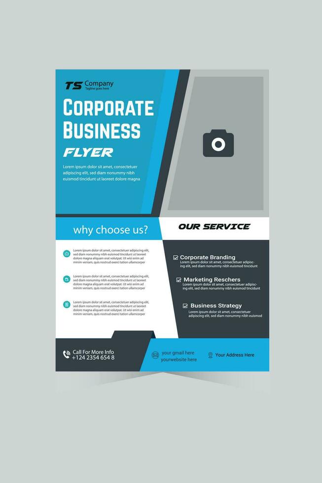 Free Business Flyer design template vector