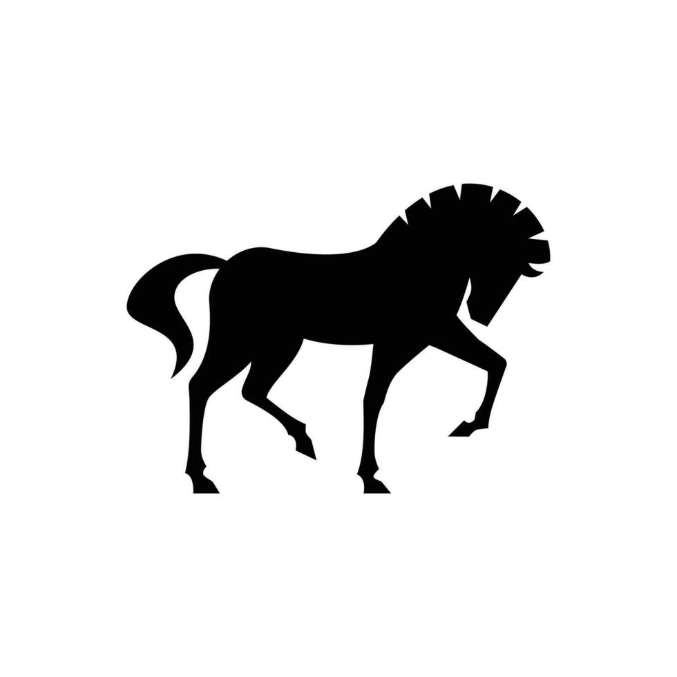 horse logo vector icon illustration