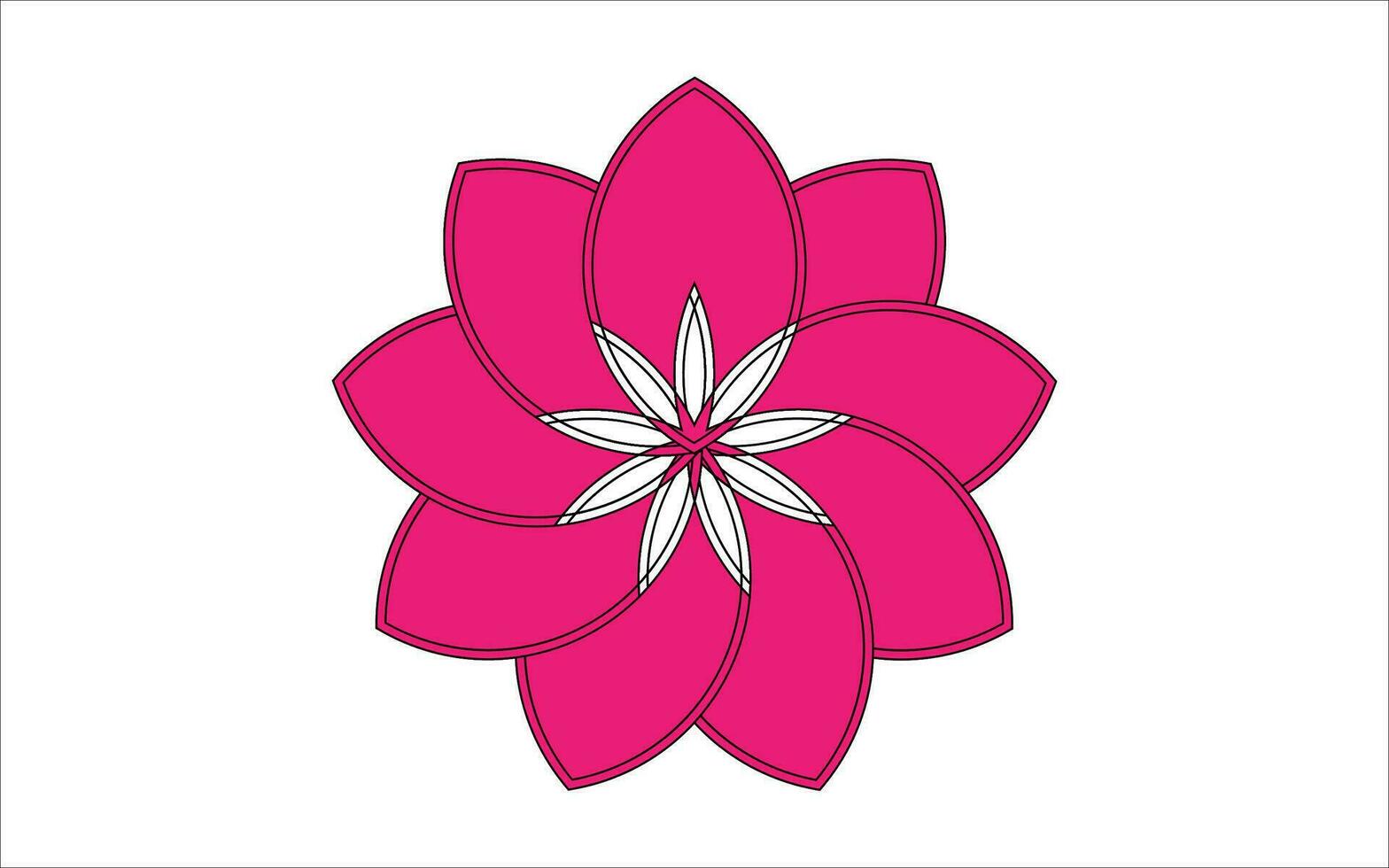 water lily flower outline icon , simple doodle sketch line art, vector and graphics for free download