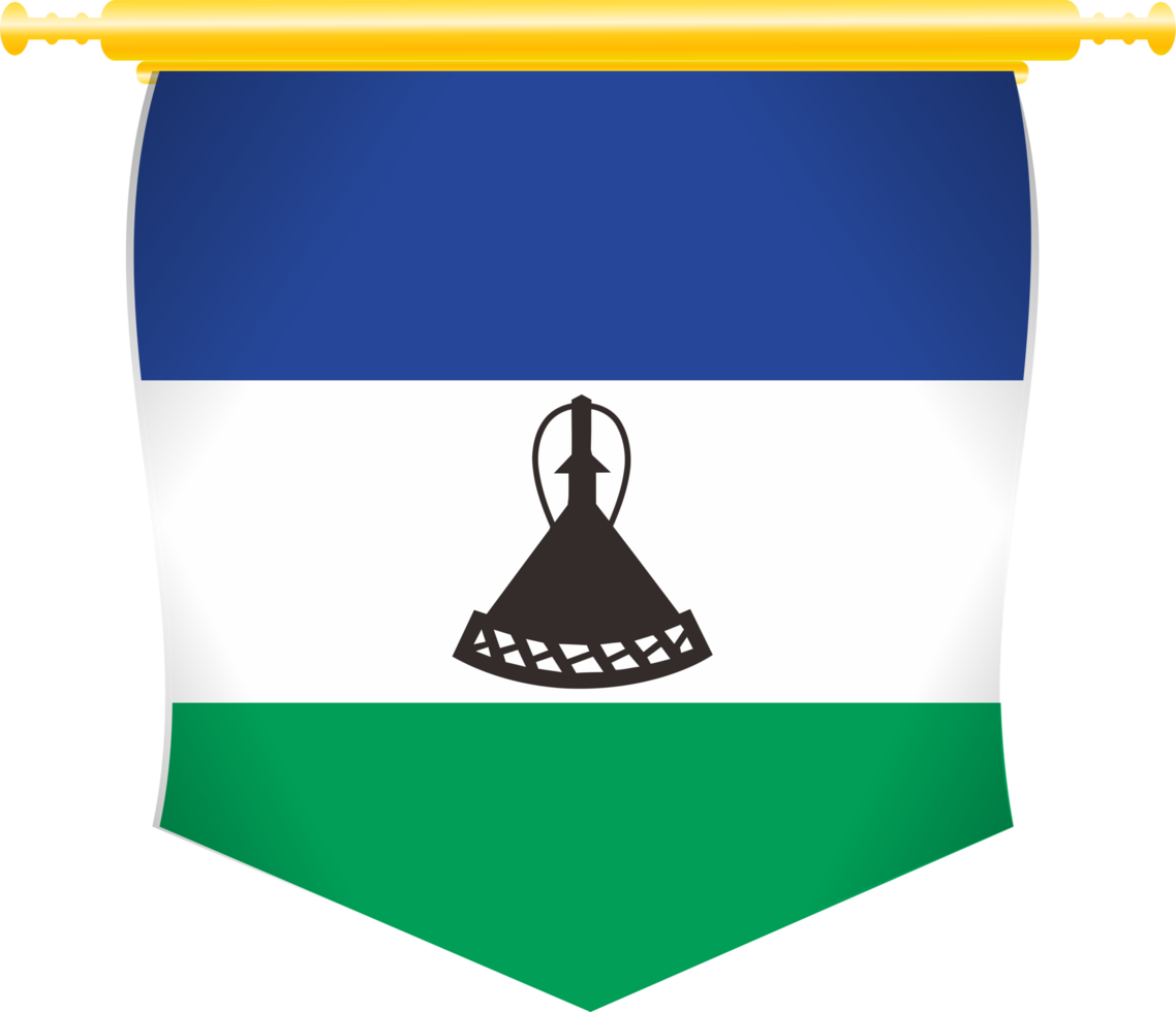 Lesotho Country Flag png