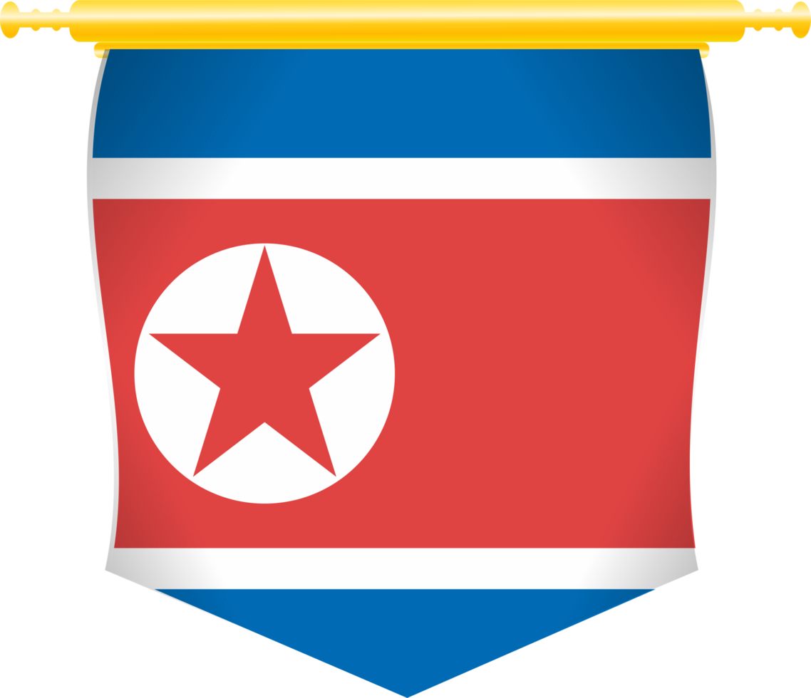 North Korea Country Flag png