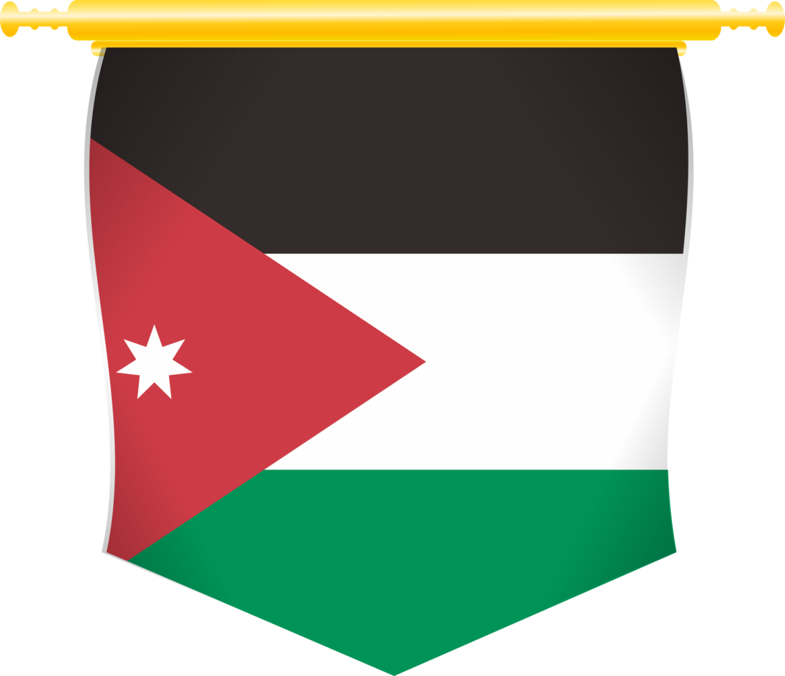 Jordan Country Flag png