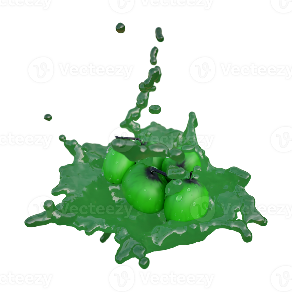 Realistic 3D render of Green Grape best for commercial and Design purpose png