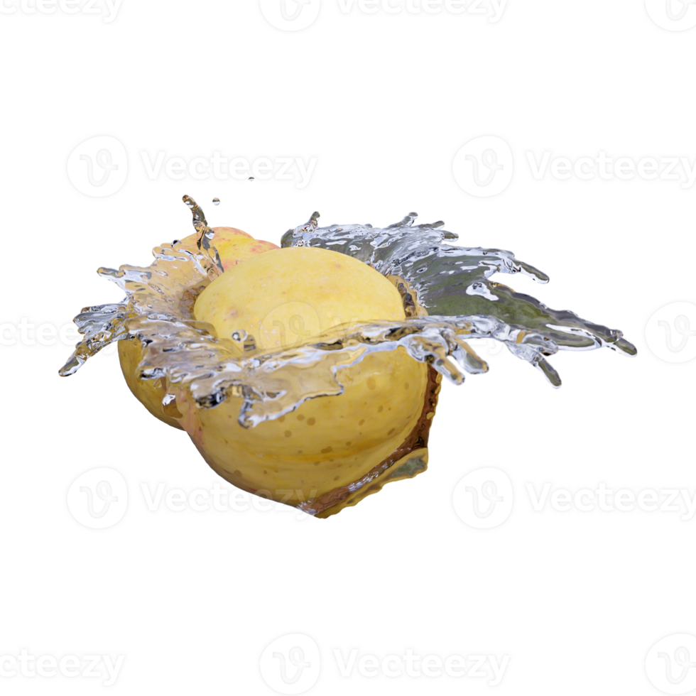 Realistic 3D render of Apricot best for commercial and Design purpose png