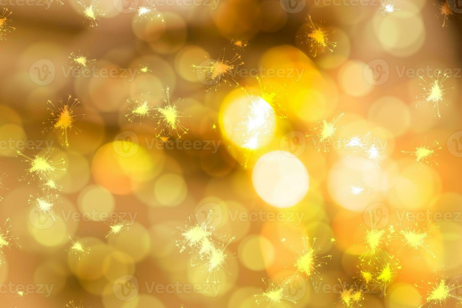 Blur background image from sparks lighting. photo