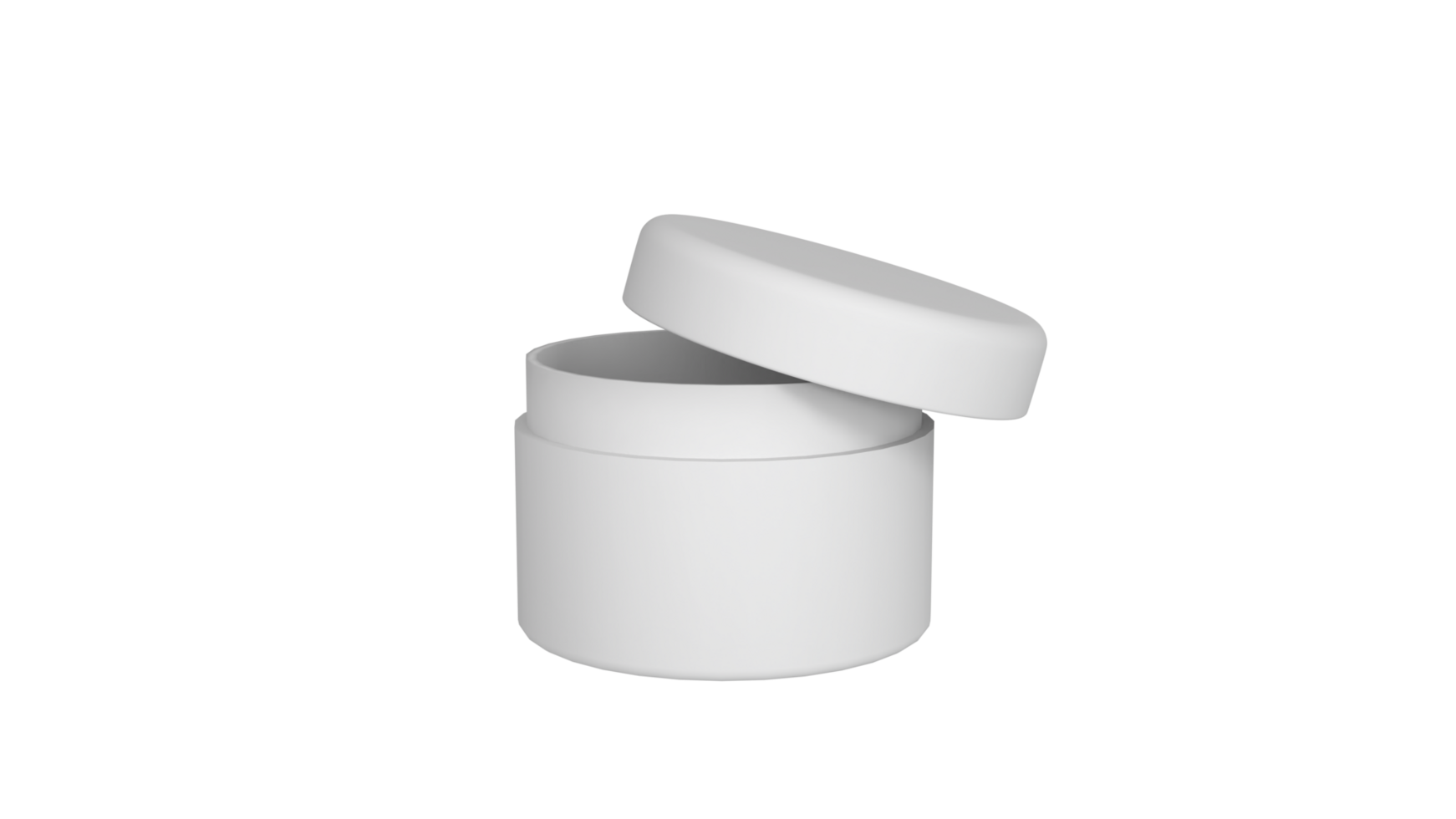 3d reso cosmetici vaso finto su. confezione chiaro cosmetico crema png