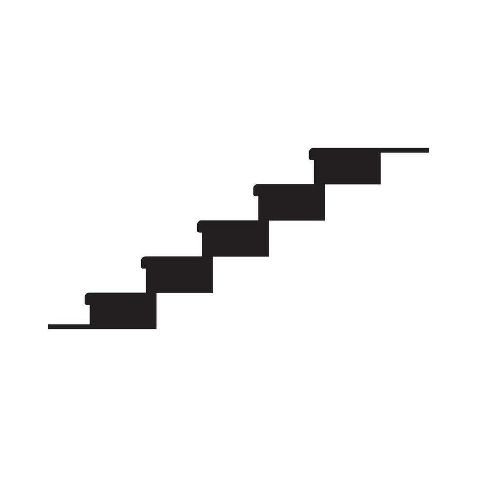 Stairs icon vector