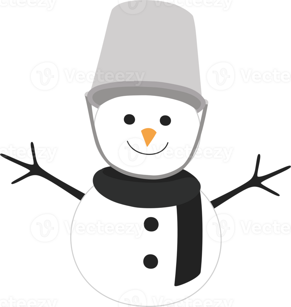 snögubbe tecknad serie ClipArt png