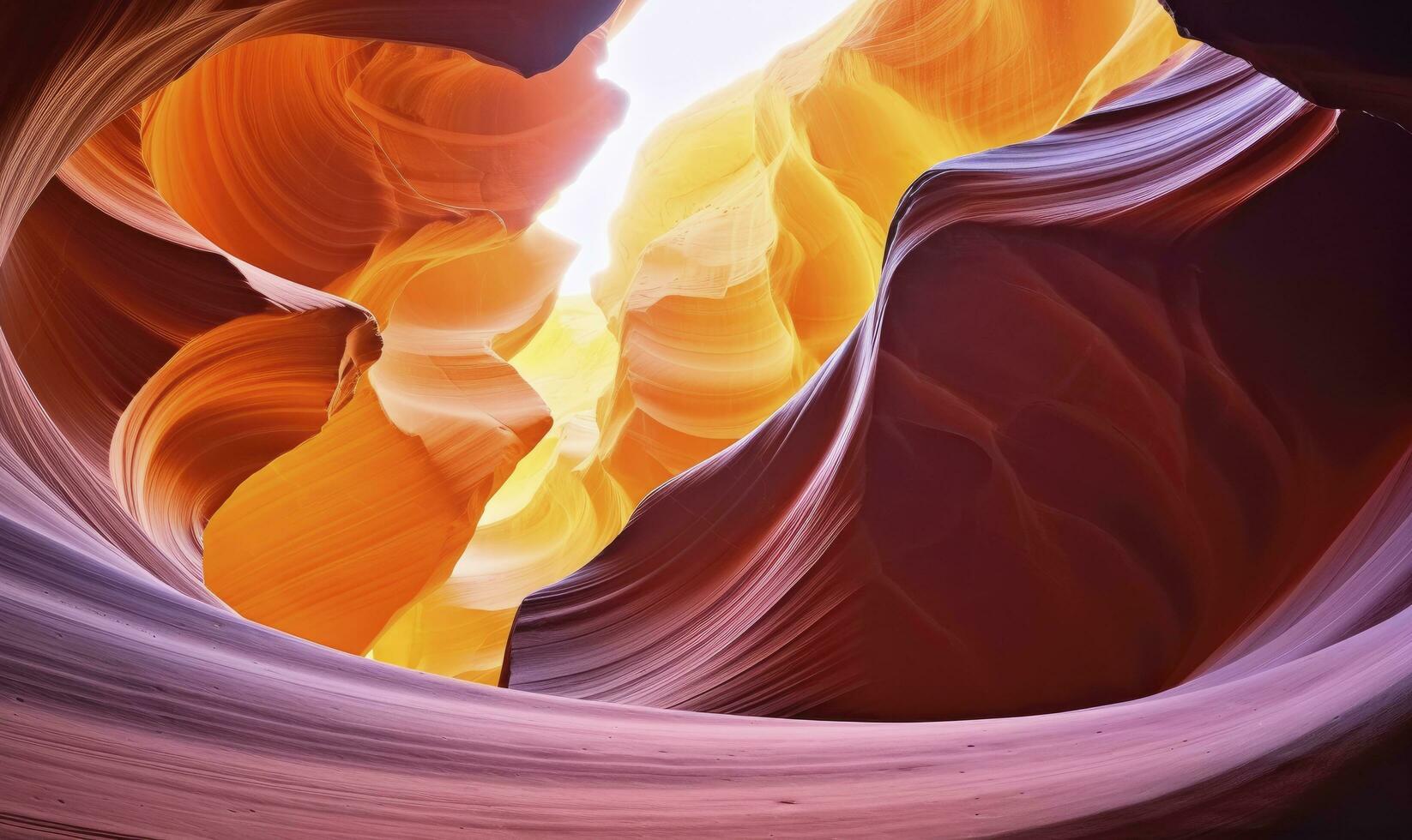 AI generated Antelope slot canyon. AI Generated photo