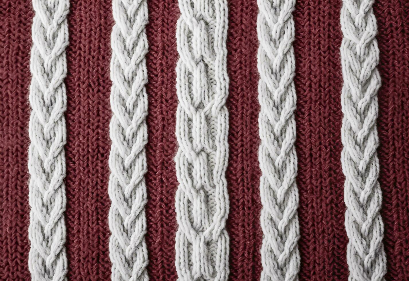 AI generated Knitted sweater texture, background with copy space. AI Generated photo