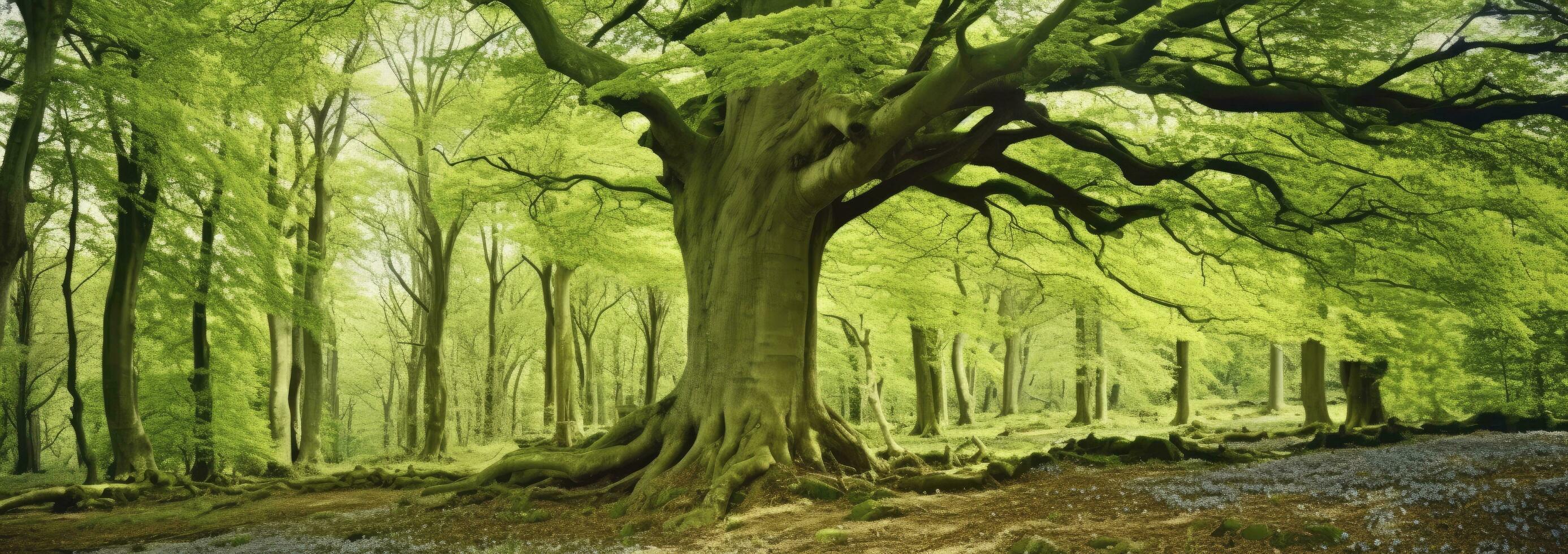 AI generated Angel Oak. AI Generated photo