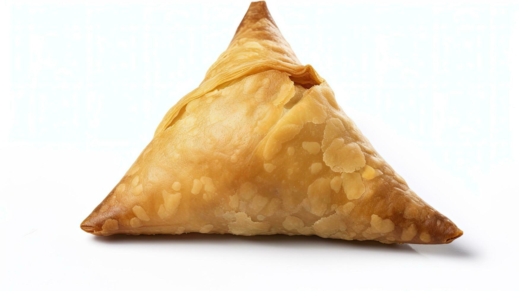 ai generado sabroso samosa aislado en blanco antecedentes. ai generado. foto