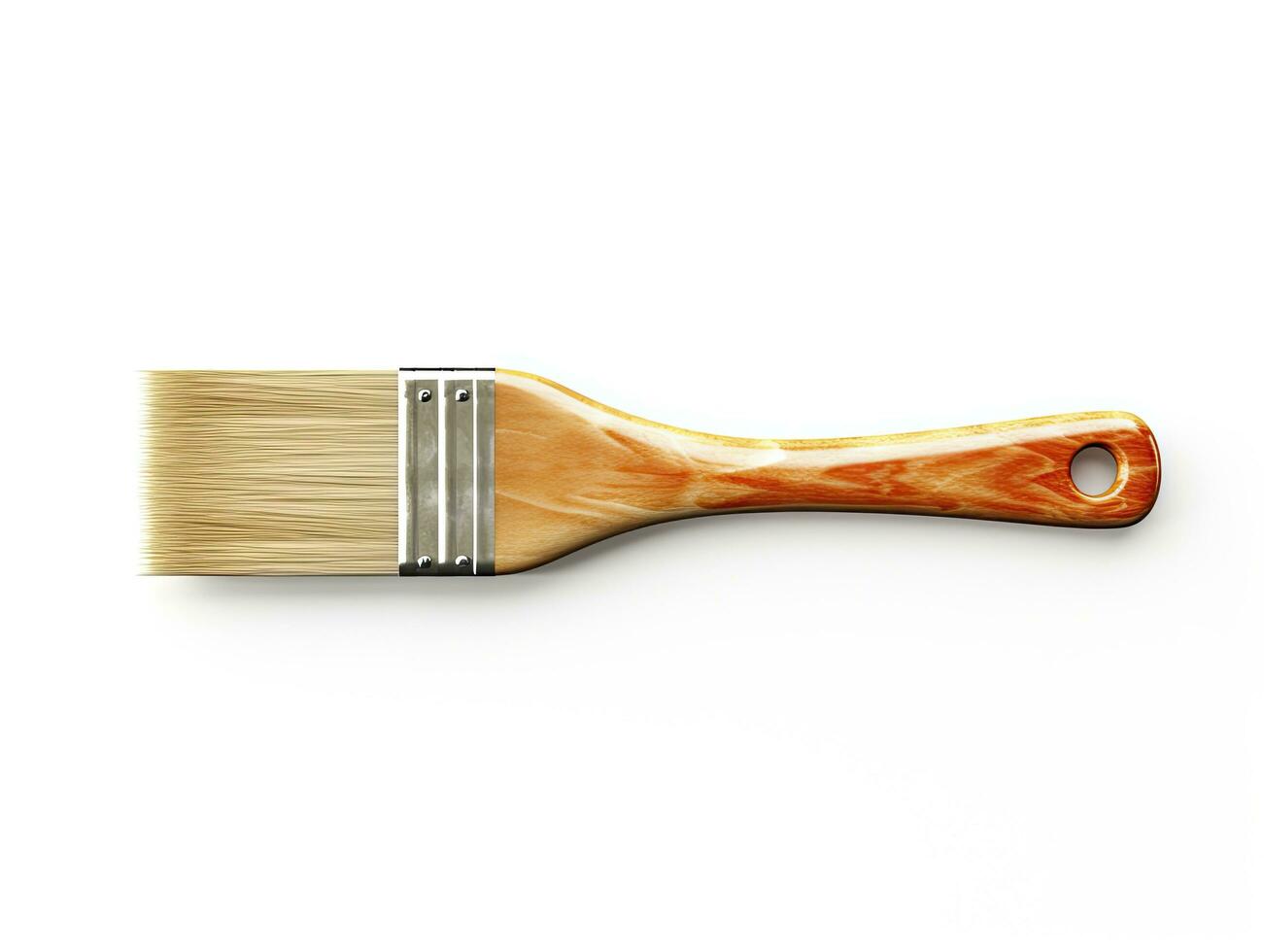 AI generated Paintbrush isolated white background. AI Generated photo