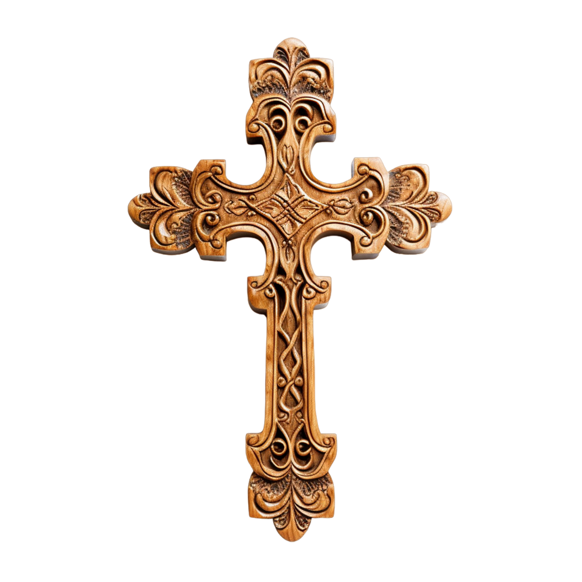 AI generated Handmade Wood Cross 35573222 PNG