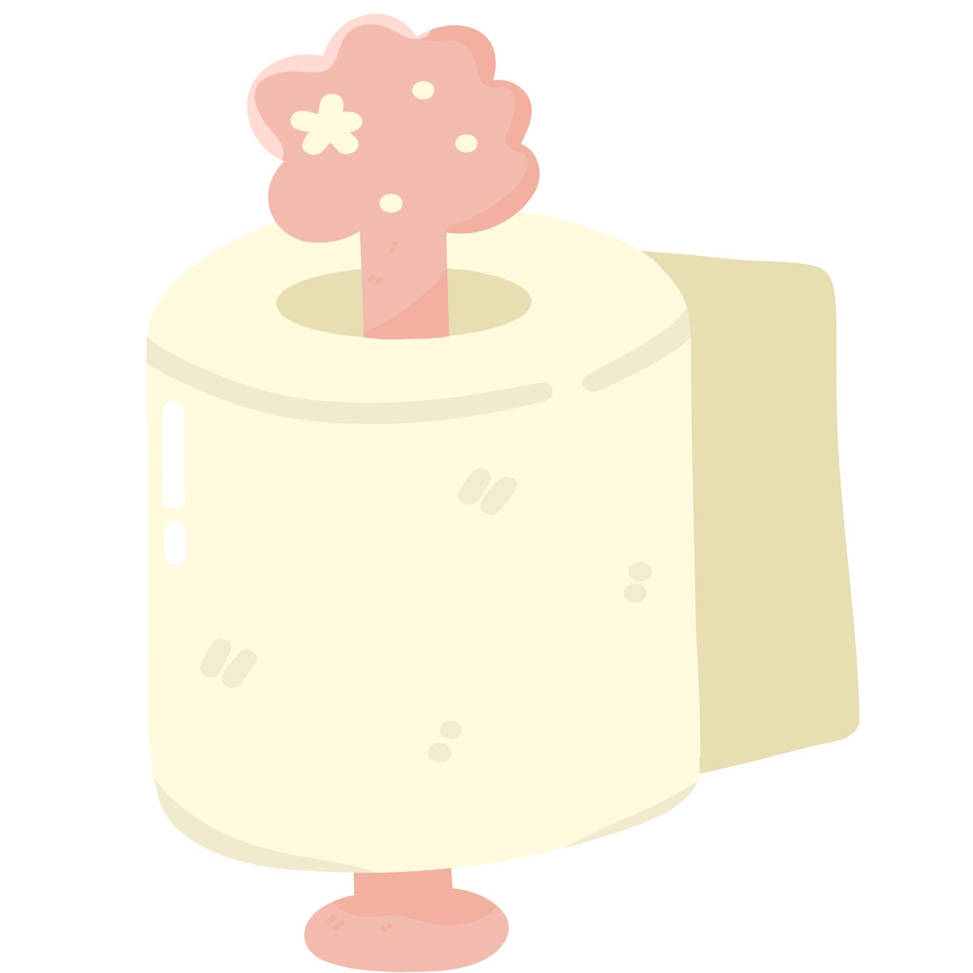 Tissue Paper Roll Cute Design 35573590 PNG