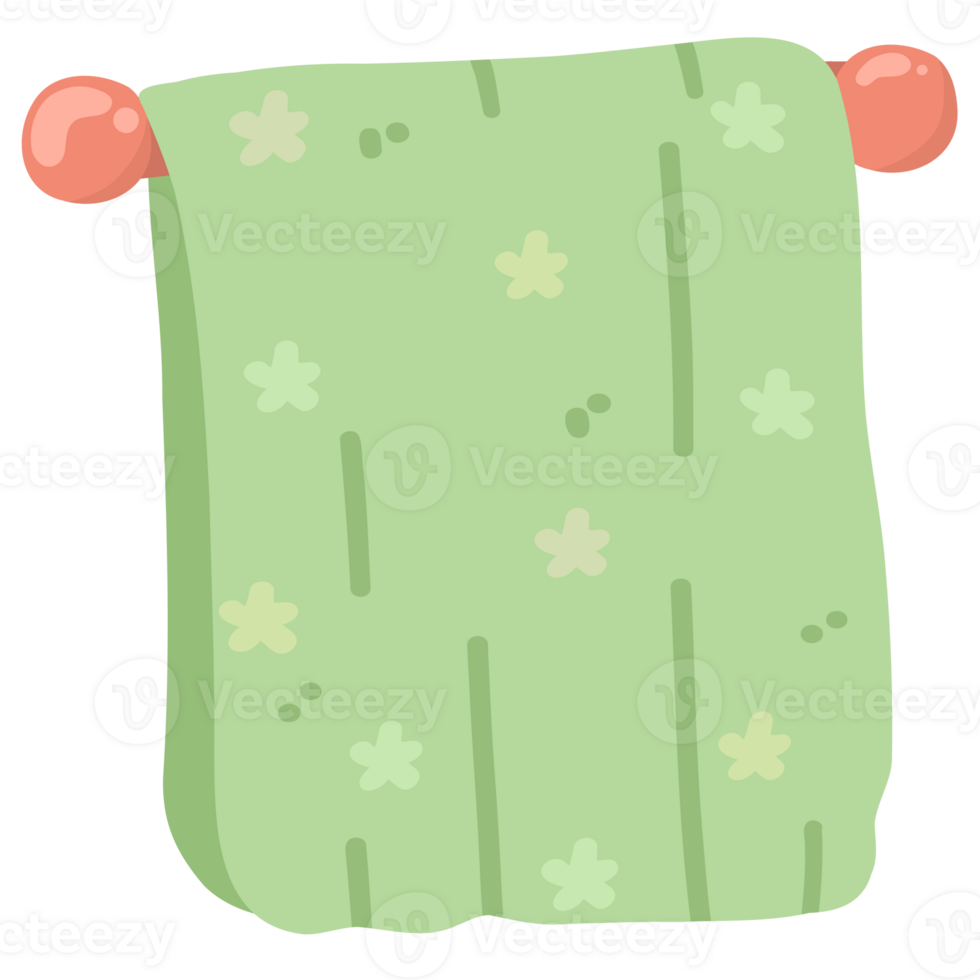 Hanging Towel Flower Design png