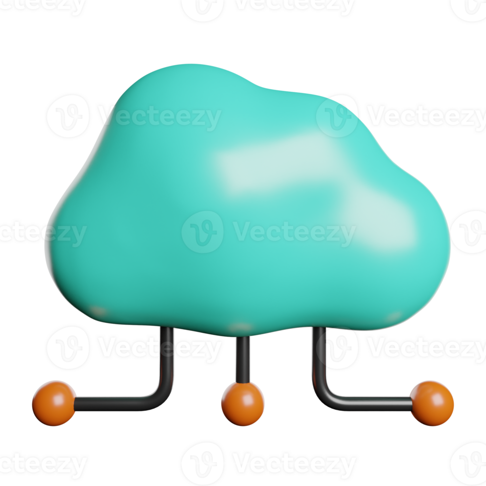 stockage informatique en nuage png