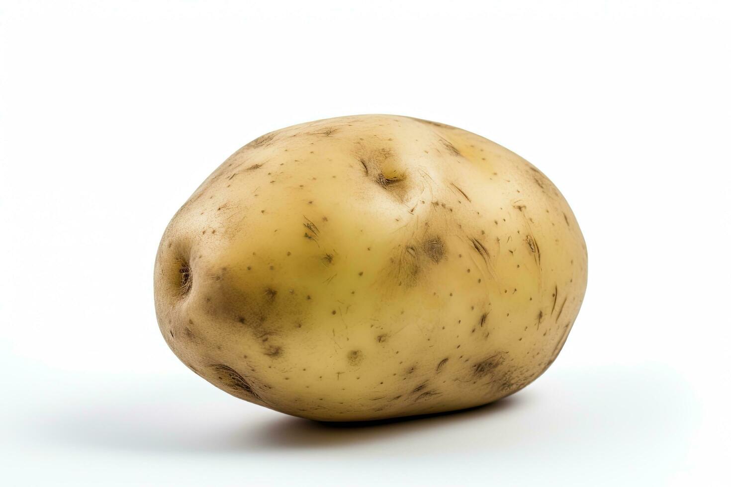 AI generated Potato isolated on white background. AI Generated photo