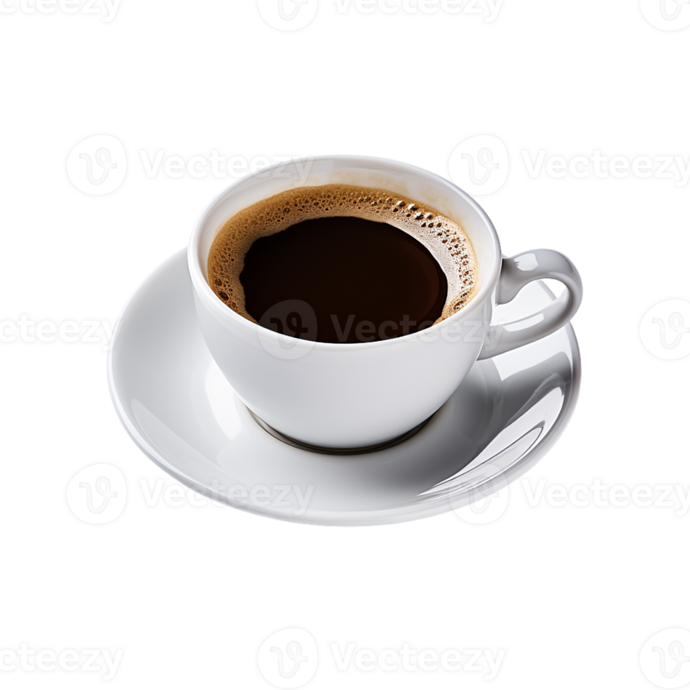 ai généré tasse de café sur transparent Contexte png image