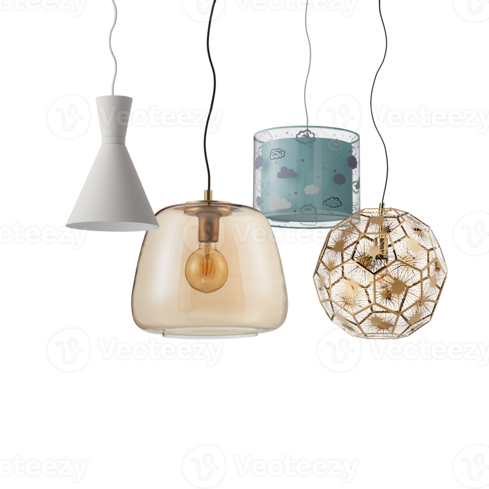 ceiling lamp cut out isolated transparent background png